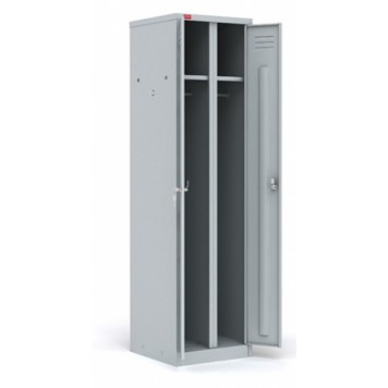 Шкаф двухсекционный металлический для одежды ШРМ-АК Пакс-металл-1
