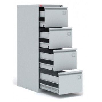 Шкаф картотечный металлический для хранения документов КР-4 Пакс-металл-1